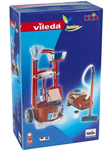 Klein 6742 Wózek do sprzątania z odkurzaczem Vileda