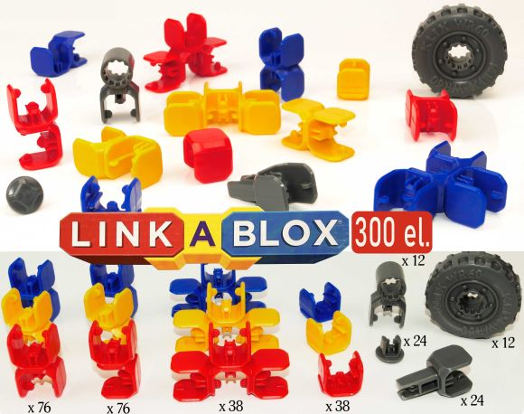 POP 19201 2 LinkaBLOX Deluxe (300 el.) worek