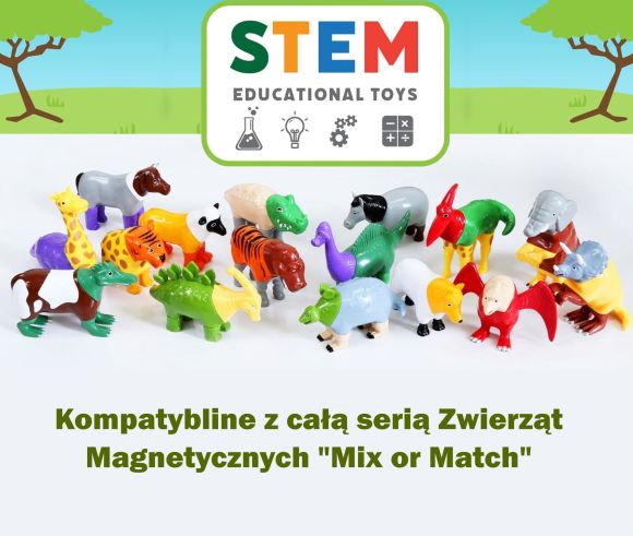 MAL 62000 MalBlo MAGNETIC Zwierzęta z dżungli