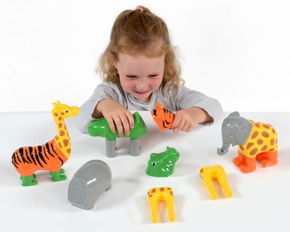 MAL 62000 MalBlo MAGNETIC Zwierzęta z dżungli
