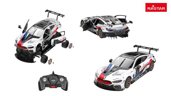 RASTAR 97200 R/C 1:18 BMW M8 GTE model do złożenia