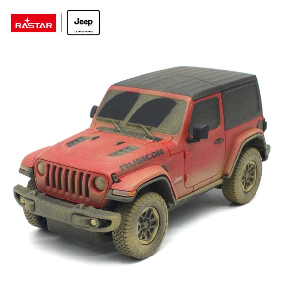 RASTAR 79500-4 R/C 1:24 JEEP Wrangler Rubicon Muddy Version