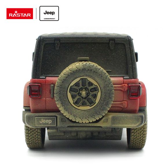 RASTAR 79500-4 R/C 1:24 JEEP Wrangler Rubicon Muddy Version