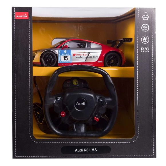 RASTAR 47510-8 R/C Audi R8 LMS Performance z kierownicą sterującą