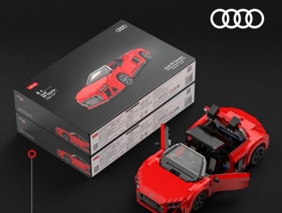 RASTAR 93800 klocki 1:14 AUDI R8 Spyder