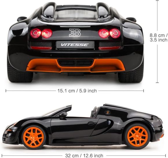 RASTAR 70400 R/C 1:14 Bugatti Veyron 16.4 Grand Sport Vitesse