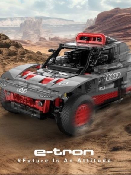 RASTAR 92700 R/C 1:14 Audi RS Q e-tron klocki RC version