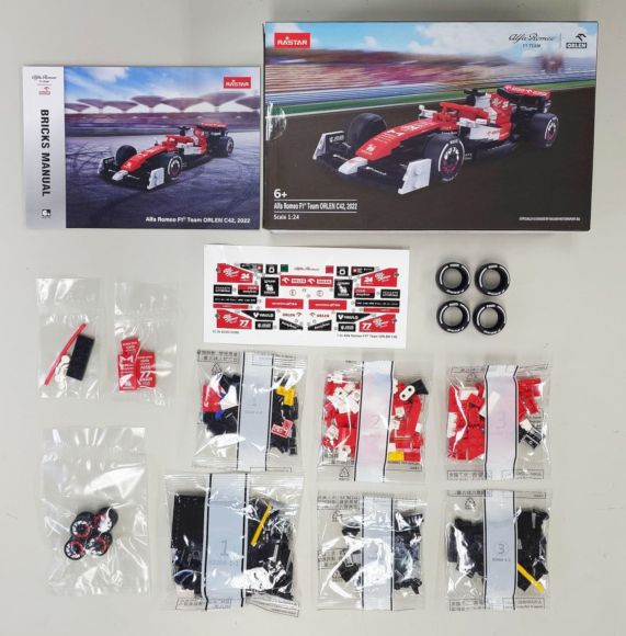 RASTAR 92300 klocki 1:24 Alfa Remeo F1 C42