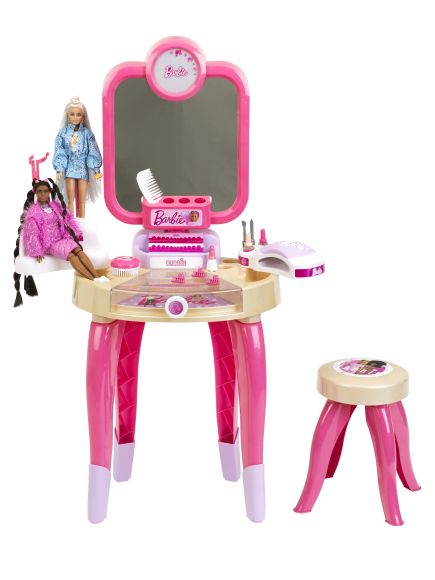 Klein 5721 Toaletka Barbie z lampą do paznokci hybrydowych