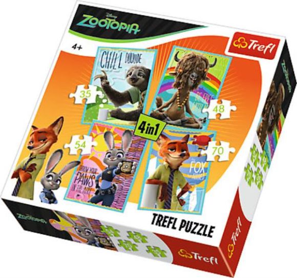 Puzzle 4w1 35,48,54,70 el. Portrety Trefl 34258