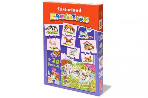 Puzzle/Gra Mama i dziecko Puzzle + pary Castorland