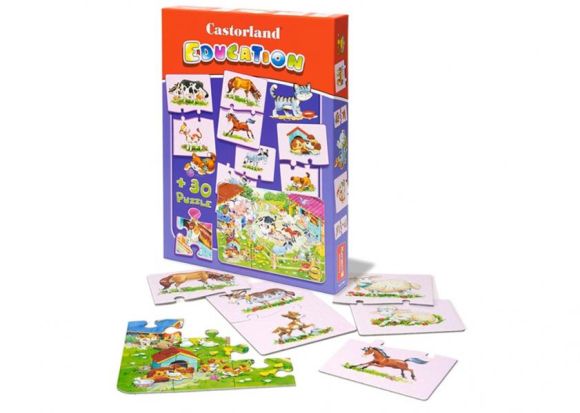 Puzzle/Gra Mama i dziecko Puzzle + pary Castorland