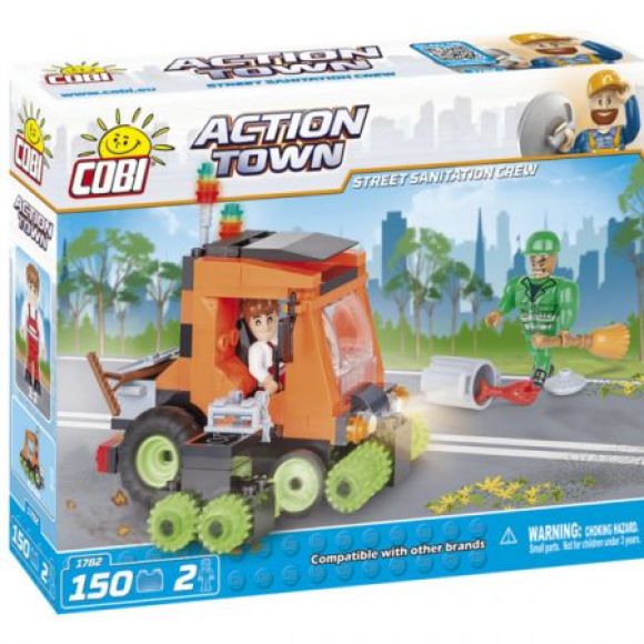 Cobi 1782 Action Town Zamiatarka uliczna 150el.