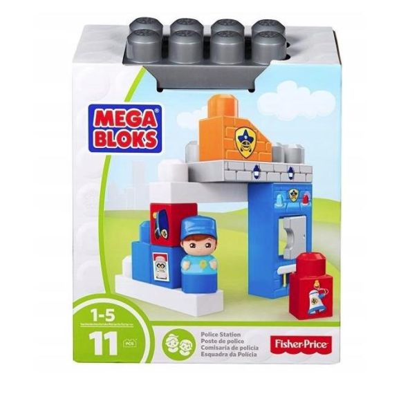 Mega Bloks Junior builders Klocki 11el. Komisariat policji