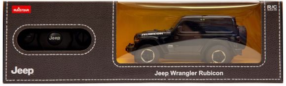 RASTAR 79500 R/C 1:24 JEEP Wrangler Rubicon black