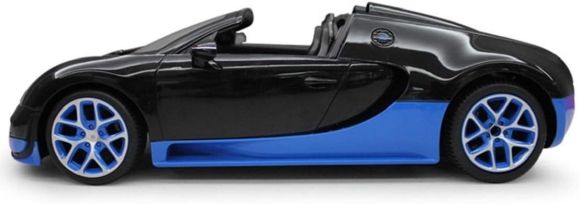 RASTAR 70400 R/C 1:14 Bugatti Veyron 16.4 Grand Sport Vitesse czarno-niebieski