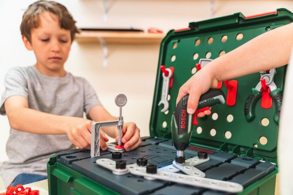 Klein 8396 Warsztat stołowy Bosch z wkrętarką Ixolino