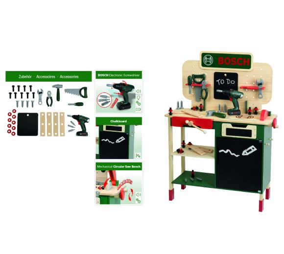 Klein 8752 Warsztat drewniany Bosch z narzędziami Basic (4)
