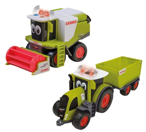 HP 34546 Zestaw pojazdów Claas Mini światło i dźwiek - traktor, kombajn i przyczepa (2)