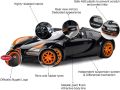 RASTAR 70400 R/C 1:14 Bugatti Veyron 16.4 Grand Sport Vitesse