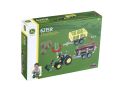 Klein 3906 Traktor John Deere do skręcania z dwiema przyczepami