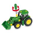 Klein 3906 Traktor John Deere do skręcania z dwiema przyczepami
