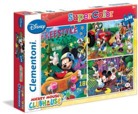 Puzzle 3x48el. Mickey Mouse Clubhouse Clementoni 25185