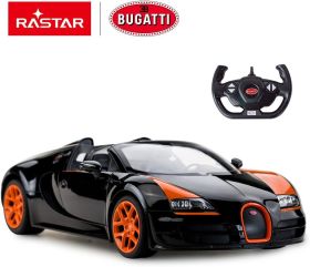 RASTAR 70400 R/C 1:14 Bugatti Veyron 16.4 Grand Sport Vitesse czarnopomarańczowy