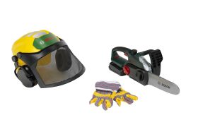 Klein 8197 Zestaw drwala z piłą łańcuchową, przyłbicą i rękawicami NEW